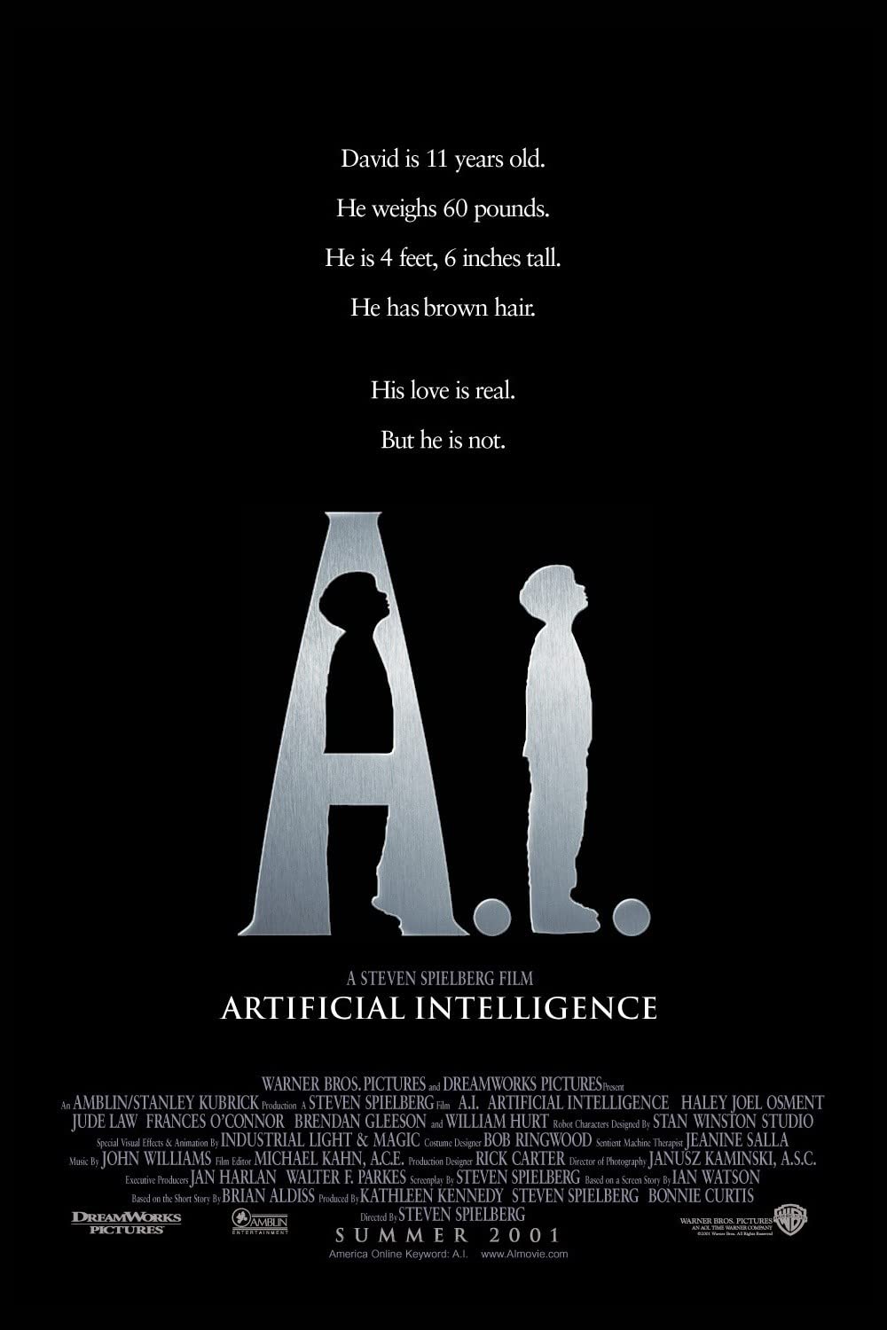 A.I. Artificial Intelligence - (2001 movie) poster
