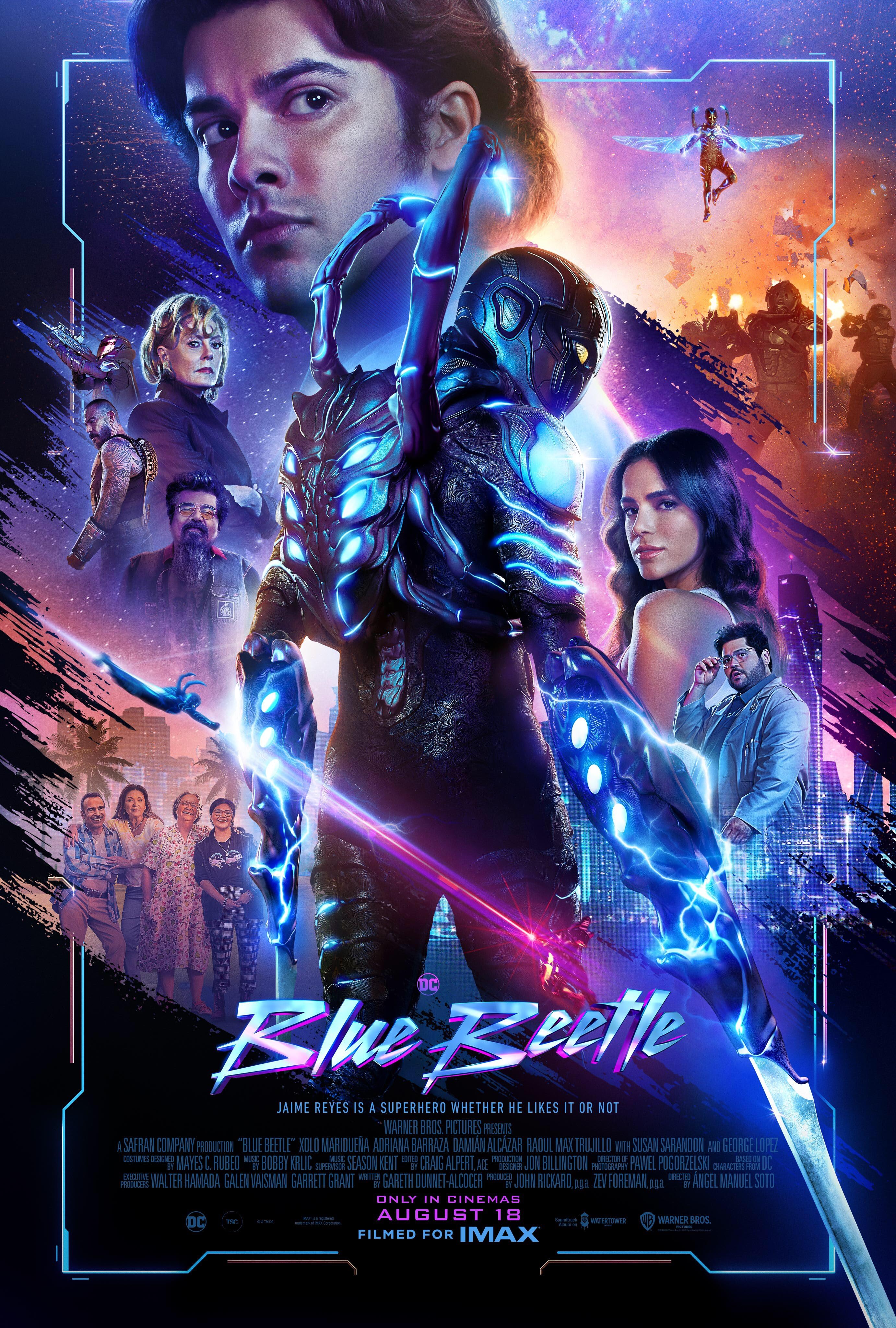 Blue Beetle - (2023 movie) poster