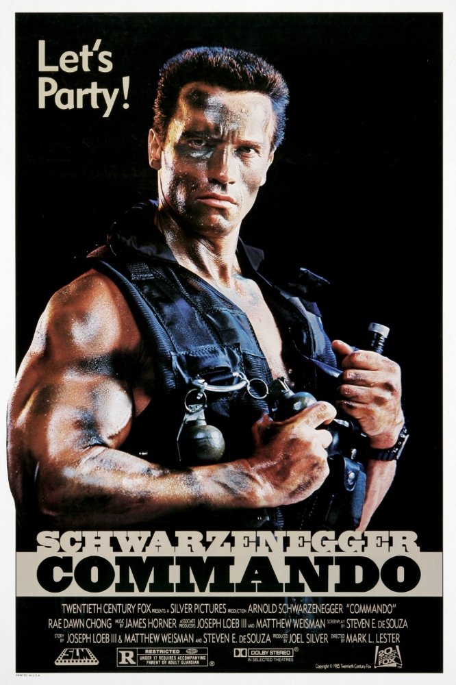 Commando - (1985 movie) poster