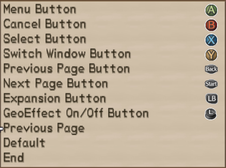 Disgaea 1 (Windows) - XBox controller settings
