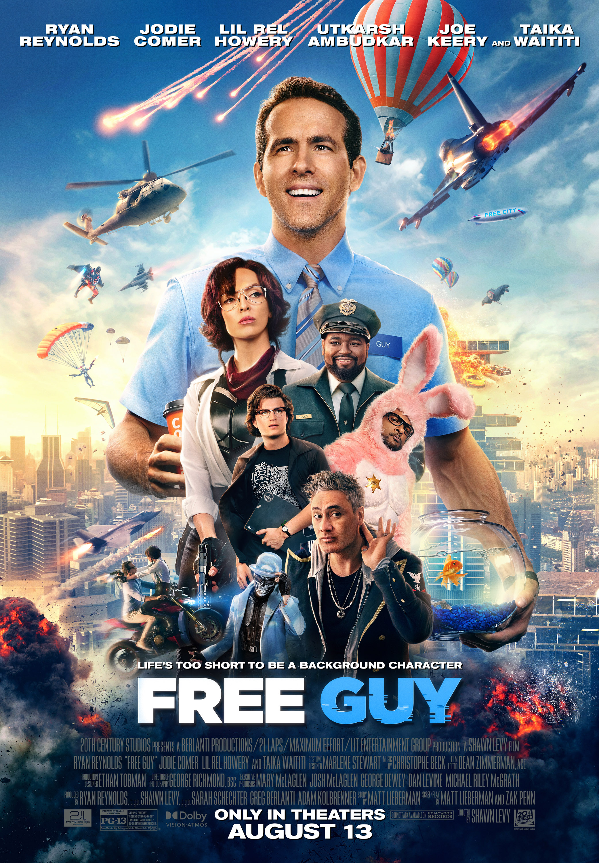 Free Guy - (2021 movie) poster