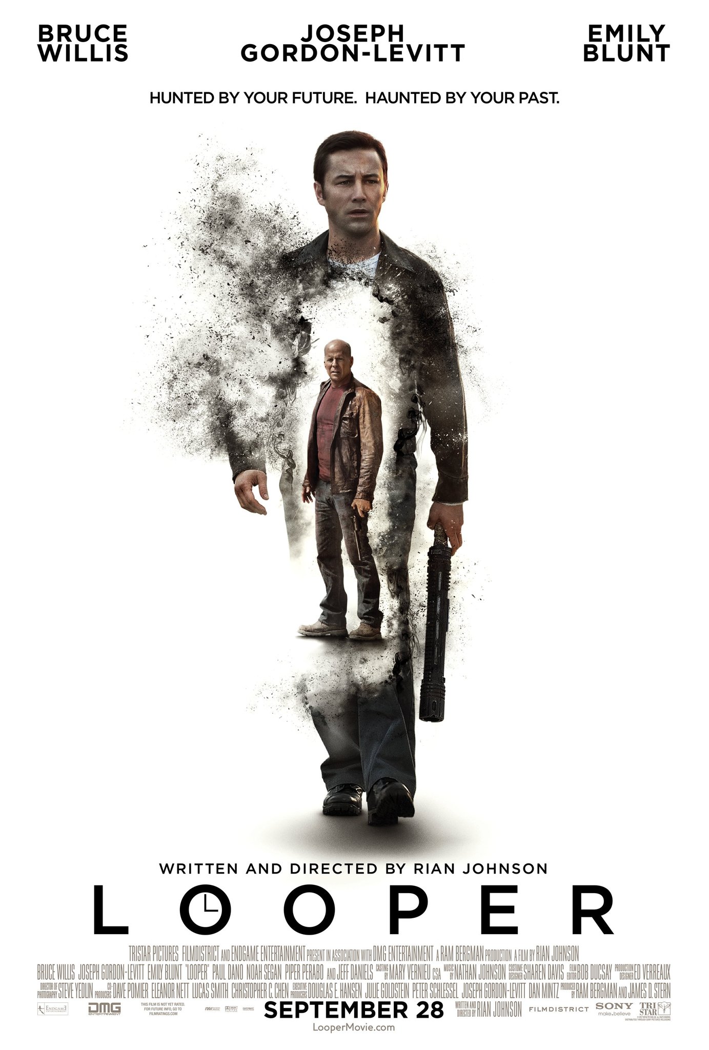 Looper - (2012 movie) poster