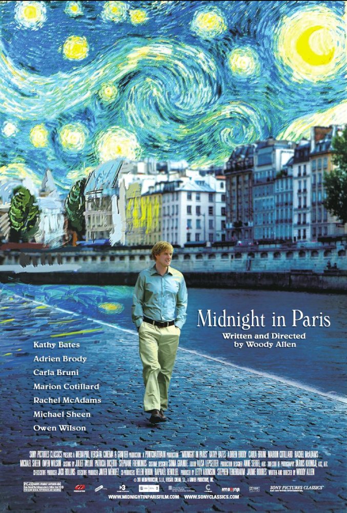 Midnight in Paris - (2011 movie) poster