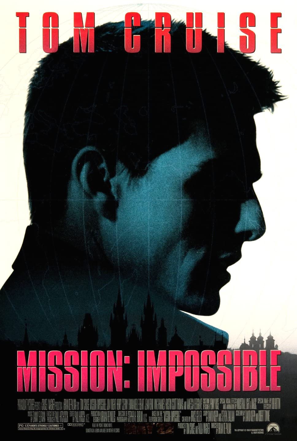 Mission꞉ Impossible - (1996 movie) poster