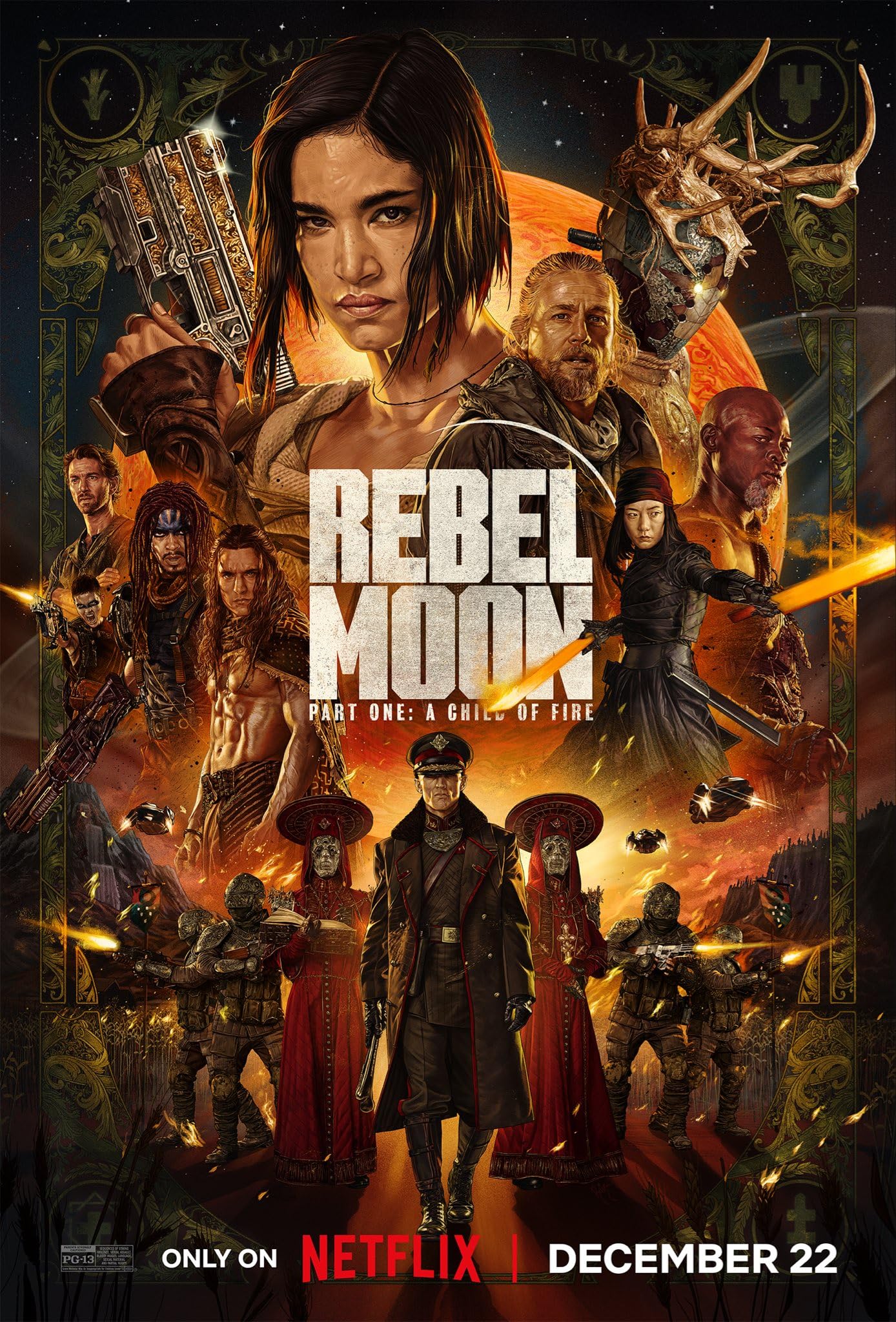 Rebel Moon - Part One꞉ A Child of Fire - (2023 movie) poster