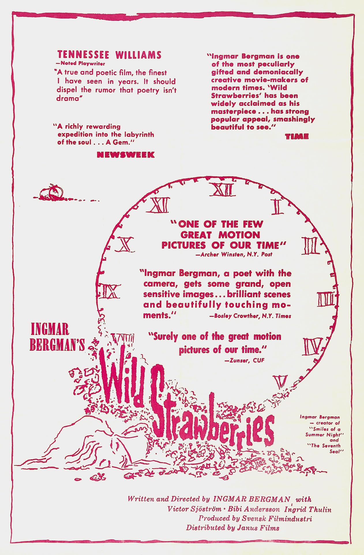 Smultronstället - (1957 movie) poster