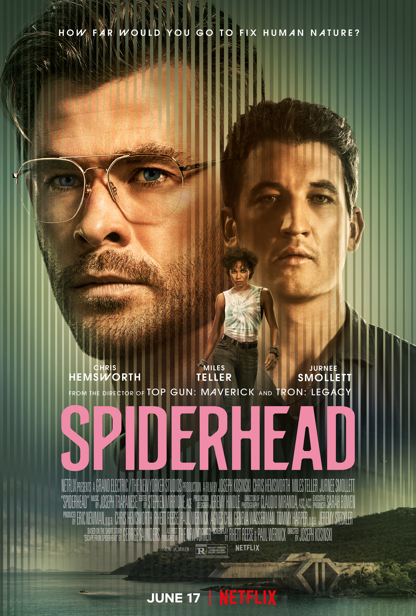 Spiderhead - (2022 movie) poster