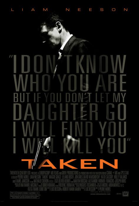 Taken - (2008 movie) poster
