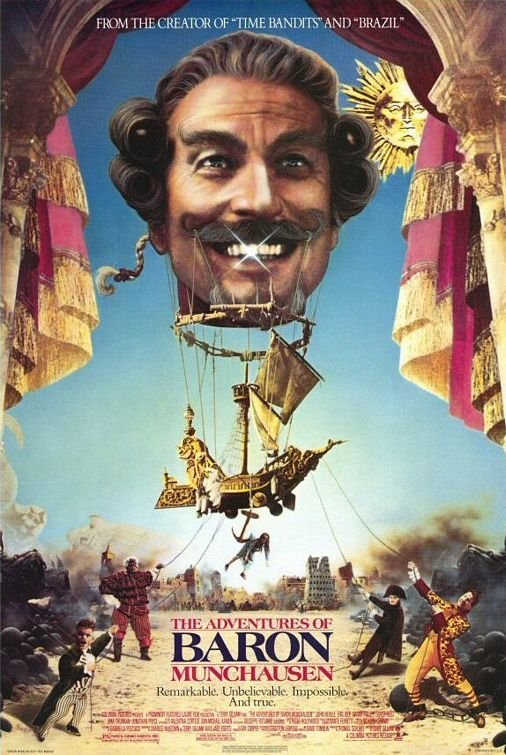 The Adventures of Baron Munchausen - (1988 movie) poster