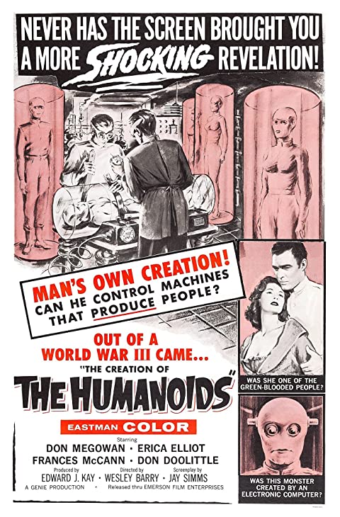 The Creation of the Humanoids - (1962 movie) poster