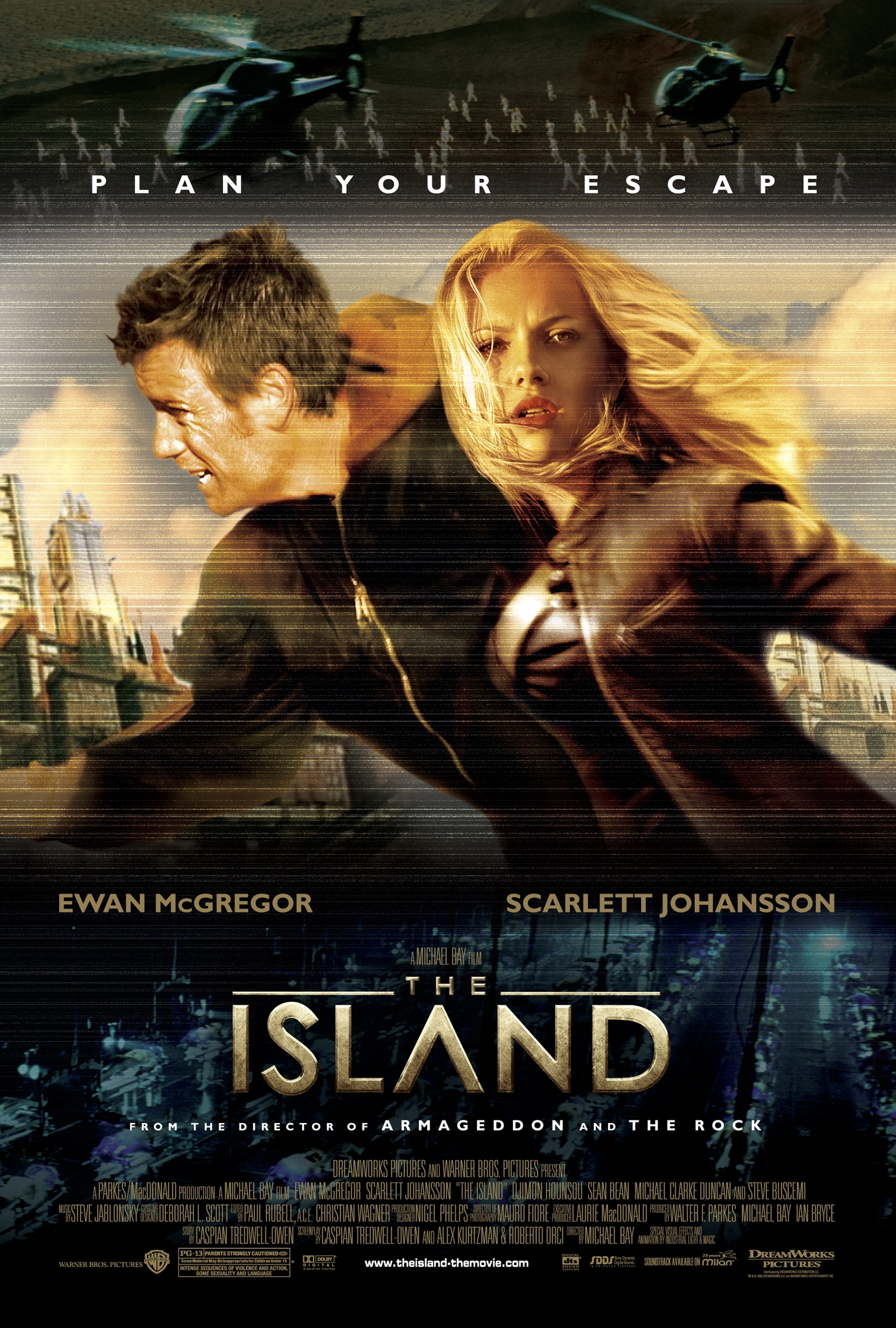 The Island - (2005 movie) poster