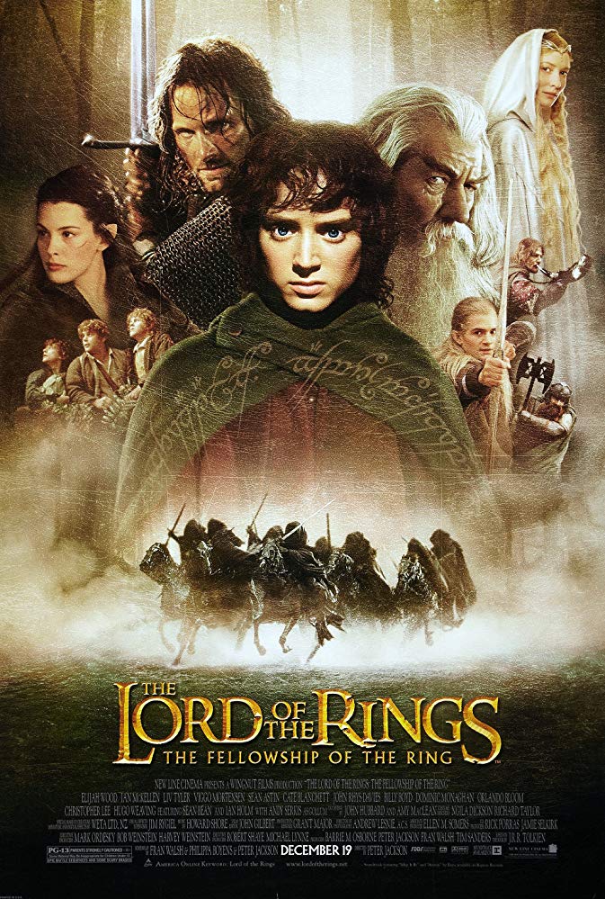 The Lord of the Rings - The Fellowship of the Ring - (2001 movie) poster