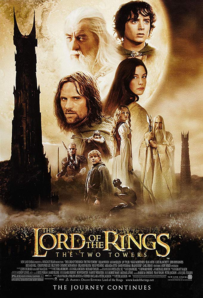 The Lord of the Rings - The Two Towers - (2002 movie) poster