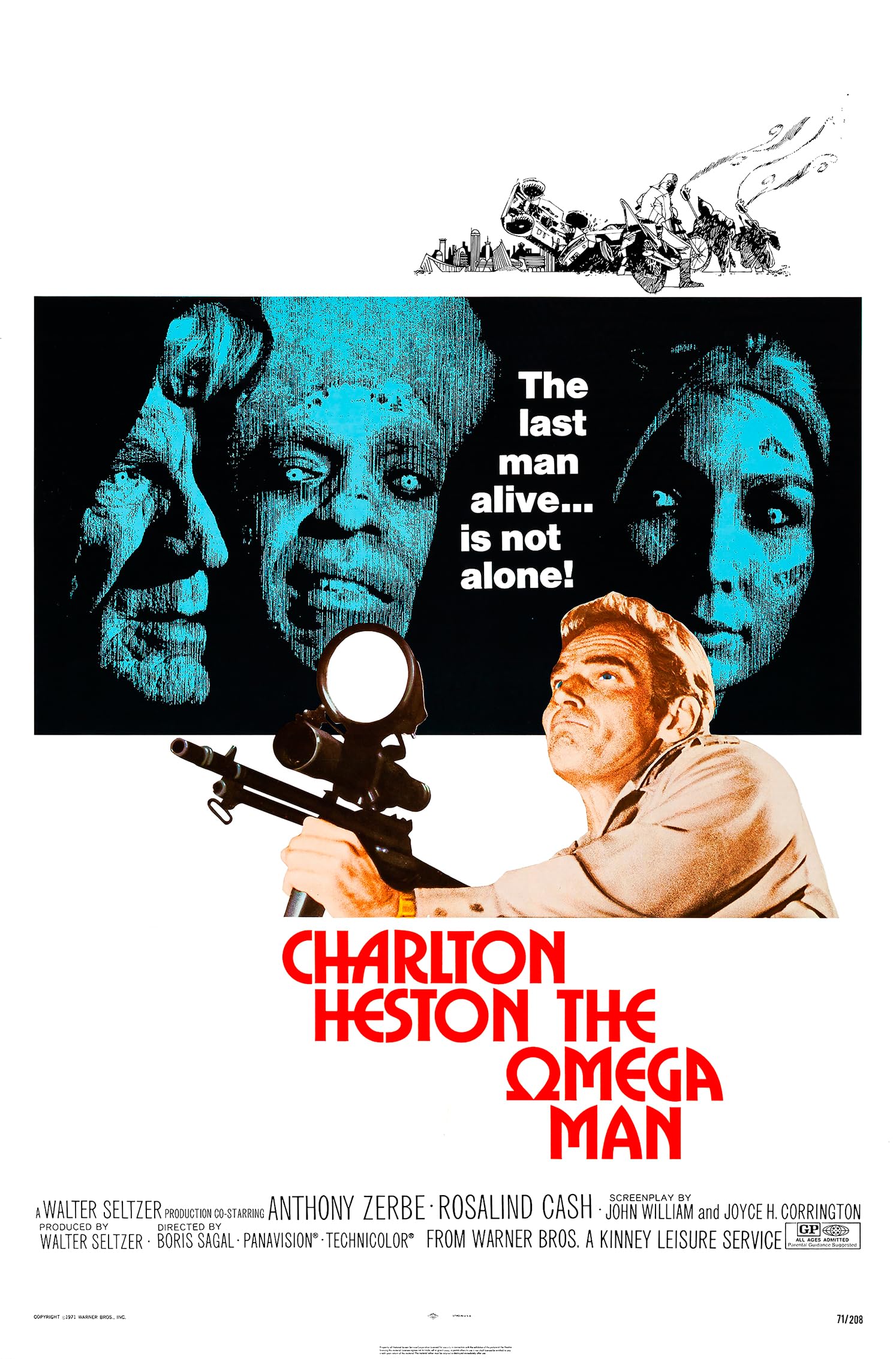 The Omega Man - (1971 movie) poster