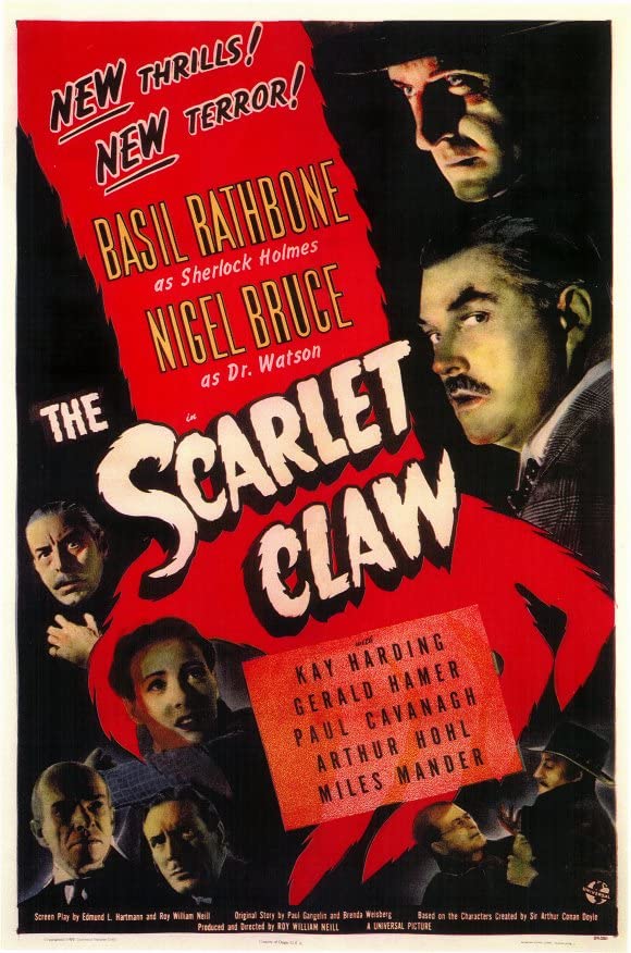 The Scarlet Claw - (1944 movie) poster