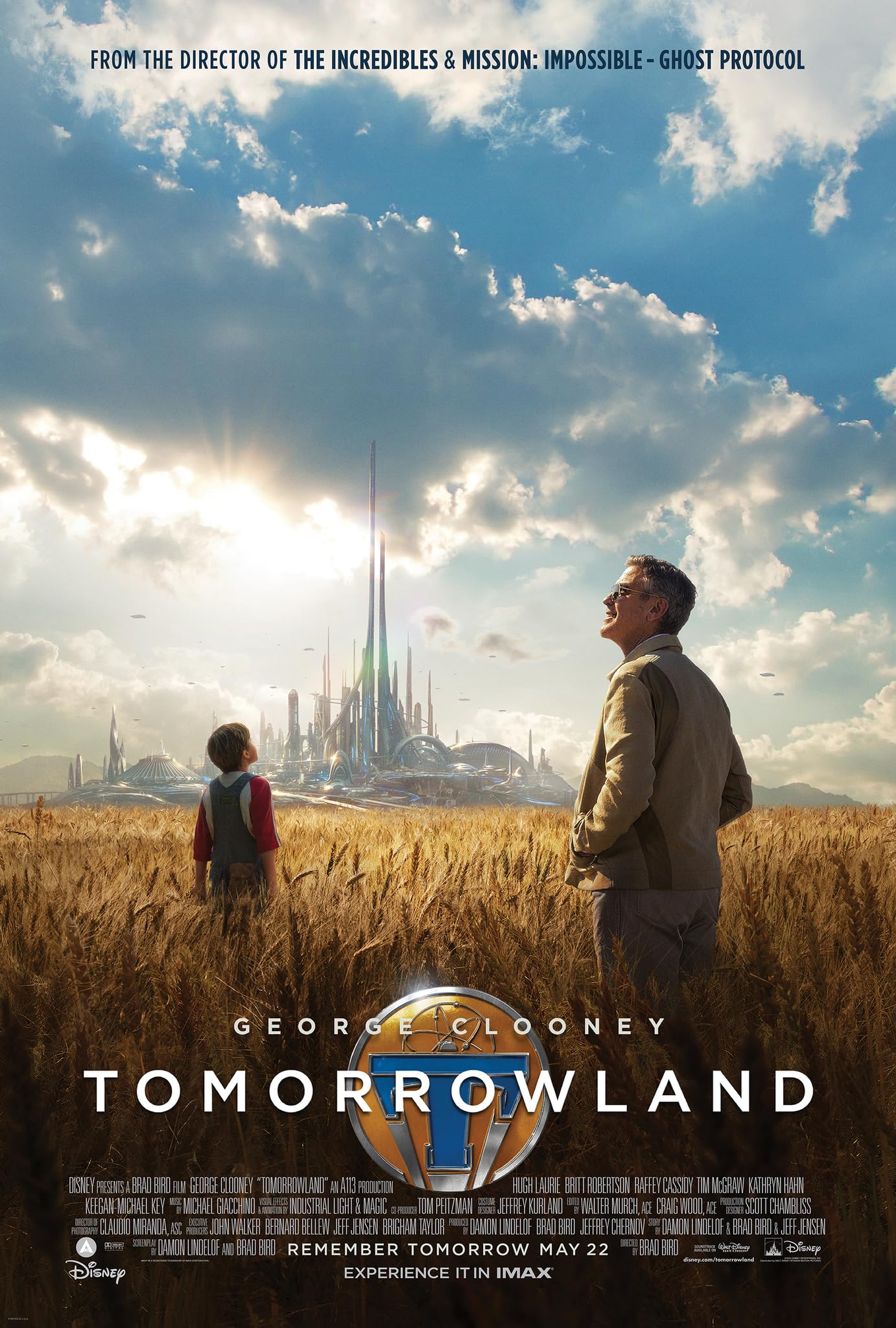 Tomorrowland - (2015 movie) poster