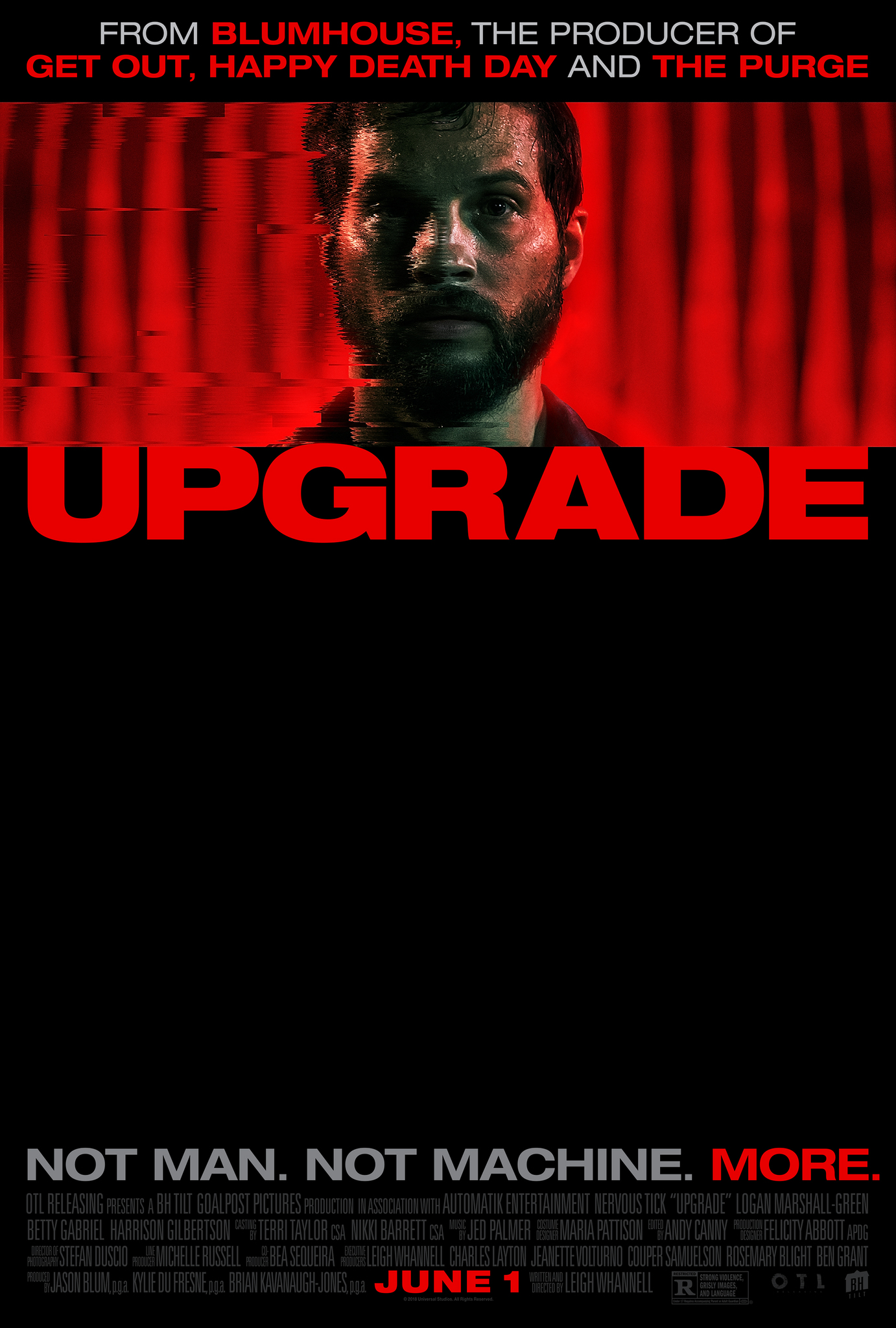 Upgrade - (2018 movie) poster